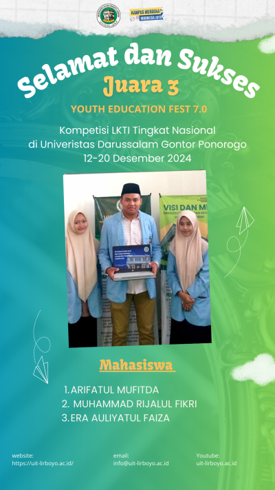 Juara 3 LKTI Ponorogo